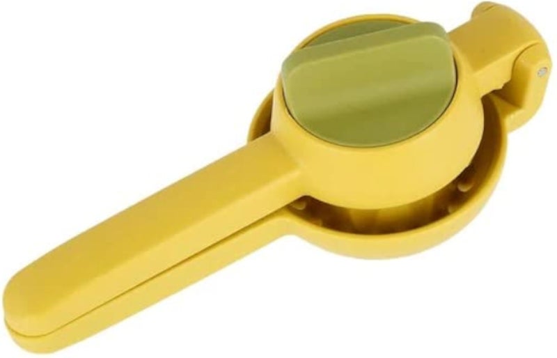 Oblivion Manual Squeeze and Twist Hand Juicer Machine for Lemon, Orange, Citrus, Fruits, and Vegetables Lime Squeezer (Yellow/Multicolor)